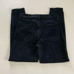 Old Navy OG Straight High Rise Black Jeans Womens Size 4